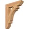 Ekena Millwork Merced Slat Smooth Bracket, Western Red Cedar, 3 1/2"W x 18"D x 22"H BKT04X18X22MRC06SWR - alternate 1